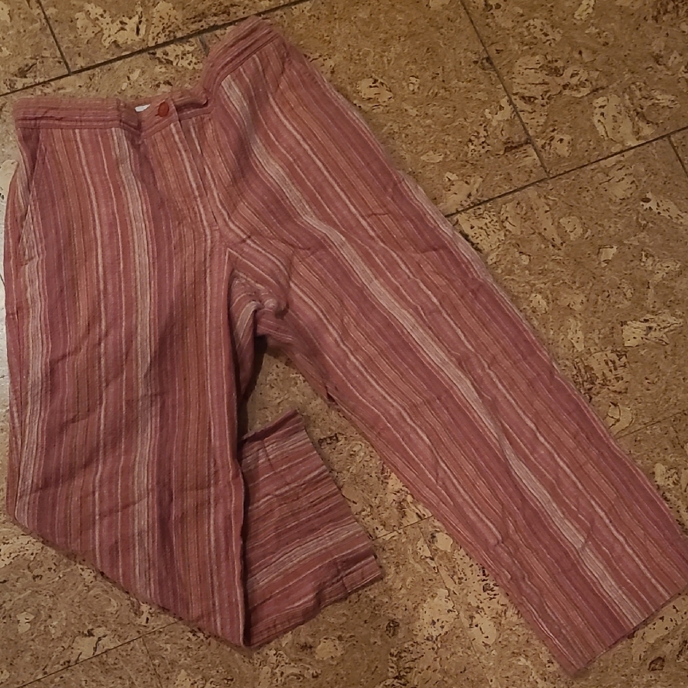 Striped Pink Women's Pants